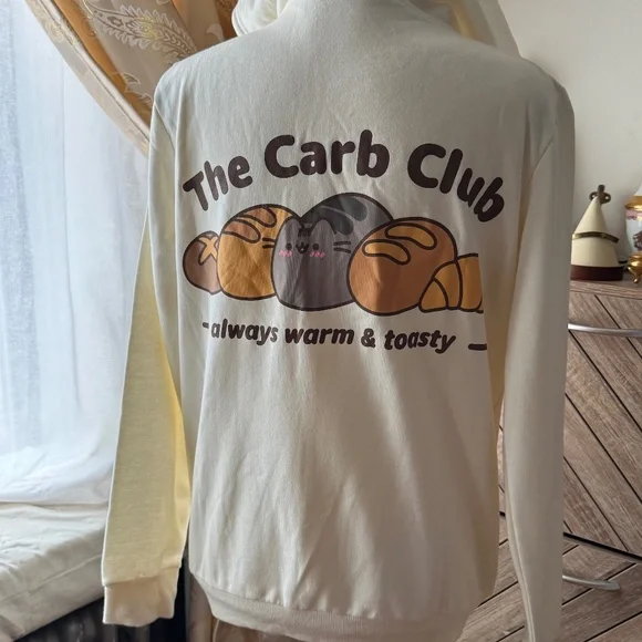 Pusheen Zip-up Hoodie - Carb Club - Picture 1 of 8